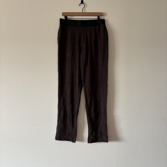 Cole Buxton Jogger Sweatpants Mens Large Brown Black Athleisure Lounge Minimal - Picture 7 of 15